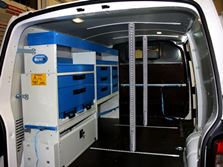 Barras fresadas en el transporter